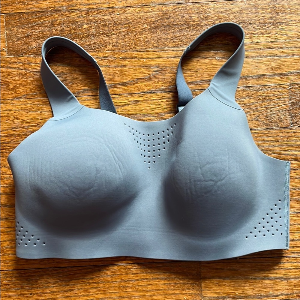 Seamless Molded Wireless Bra - Slate Gray